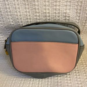 Stylish Pink and Blue Women's Bag